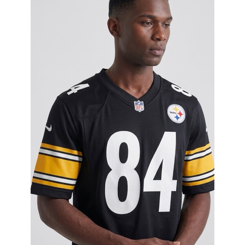 Antonio Brown #84 Pittsburgh Steelers Home Limited Football Jerseys Xl (10-b65)